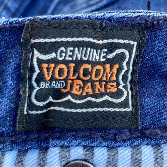 Volcom Would Stalk Flare Medium Wash Flare Jeans Junior's Size 9 / 29 - Picture 9 of 11